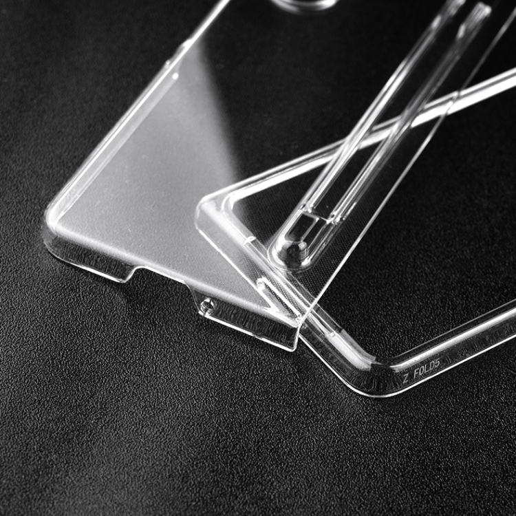 For Samsung Galaxy Z Fold5 PC Transparent Shockproof Protective Phone Case With Pen Slot For Samsung Galaxy Z Fold5 PC Transparent Shockproof Protective Phone Case With Pen Slot