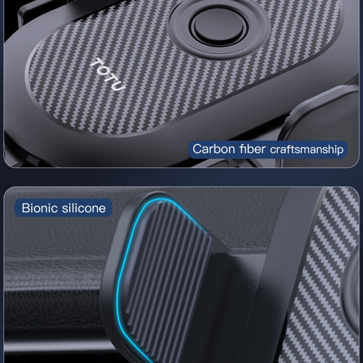 TOTU CH-3 Series One-Touch Locking Car Holder, Air-outlet Version(Black) TOTU CH-3 Series One-Touch Locking Car Holder, Air-outlet Version(Black)