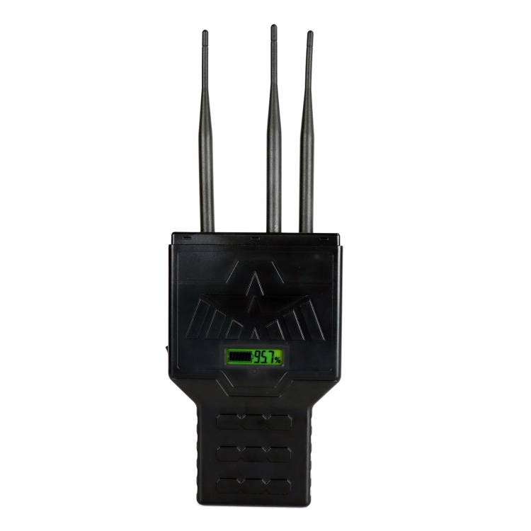 JAX-P3 2.4G+5.2G+5.8G 6W Handheld Wireless Internet Jammer(Black)
