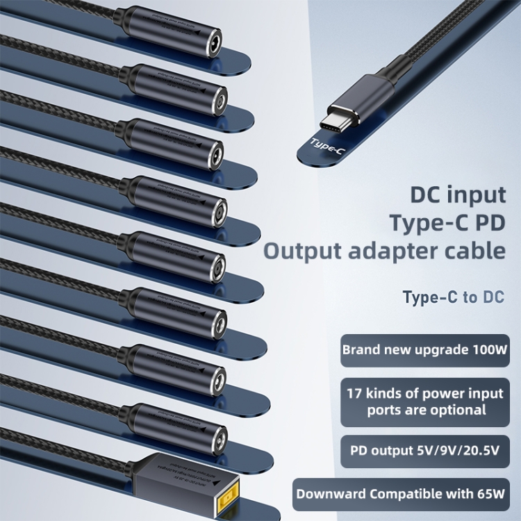 Adaptador de Corriente DC 5.5*2.1 A Tipo C