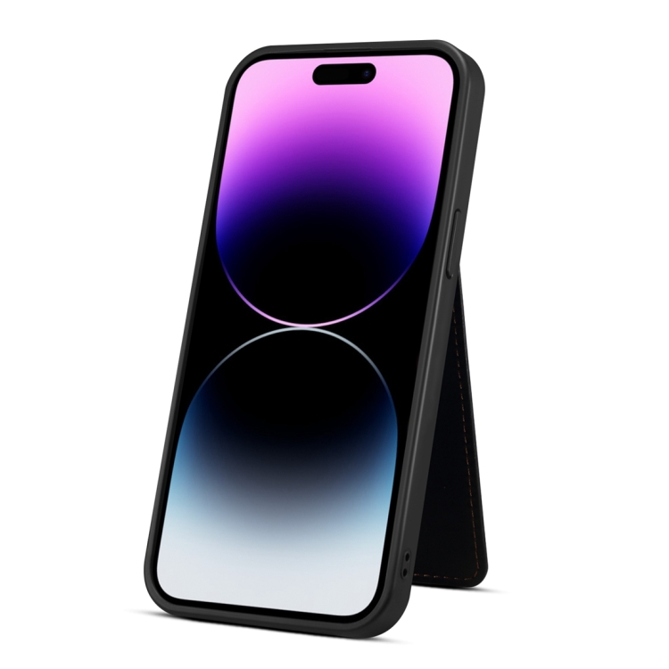 For iPhone 15 Plus ESEBLE Star Series Lanyard Holder Card Slot Phone Case(Black) For iPhone 15 Plus ESEBLE Star Series Lanyard Holder Card Slot Phone Case(Black)