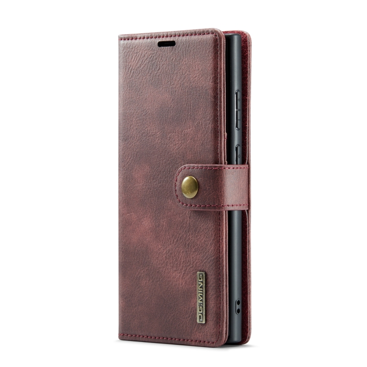 For Samsung Galaxy S24 Ultra 5G DG.MING Crazy Horse Texture Detachable Magnetic Leather Case(Red) For Samsung Galaxy S24 Ultra 5G DG.MING Crazy Horse Texture Detachable Magnetic Leather Case(Red)
