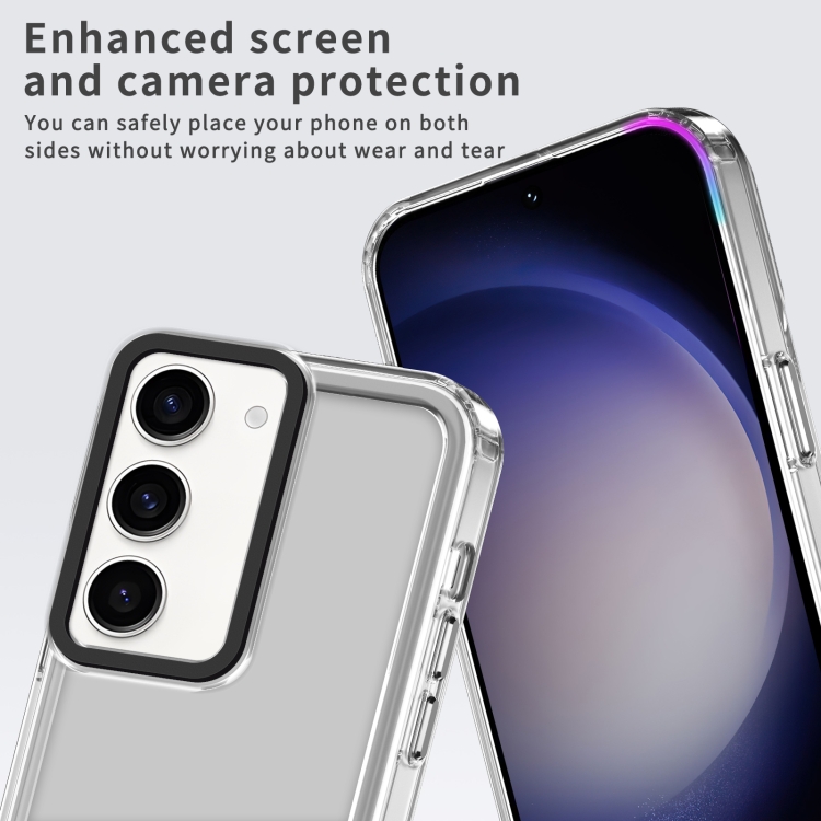 For Samsung Galaxy S23+ 5G Transparent Acrylic + TPU Shockproof Phone Case(Transparent) For Samsung Galaxy S23+ 5G Transparent Acrylic + TPU Shockproof Phone Case(Transparent)