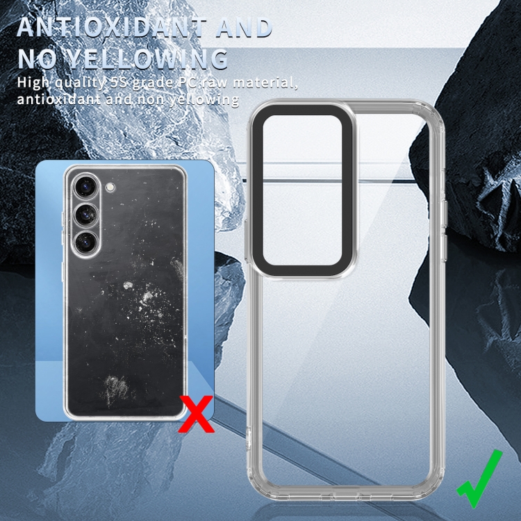 For Samsung Galaxy S23+ 5G Transparent Acrylic + TPU Shockproof Phone Case(Transparent) For Samsung Galaxy S23+ 5G Transparent Acrylic + TPU Shockproof Phone Case(Transparent)