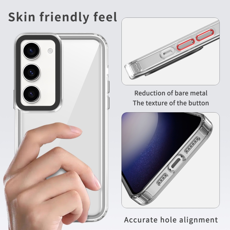 For Samsung Galaxy S23+ 5G Transparent Acrylic + TPU Shockproof Phone Case(Transparent) For Samsung Galaxy S23+ 5G Transparent Acrylic + TPU Shockproof Phone Case(Transparent)