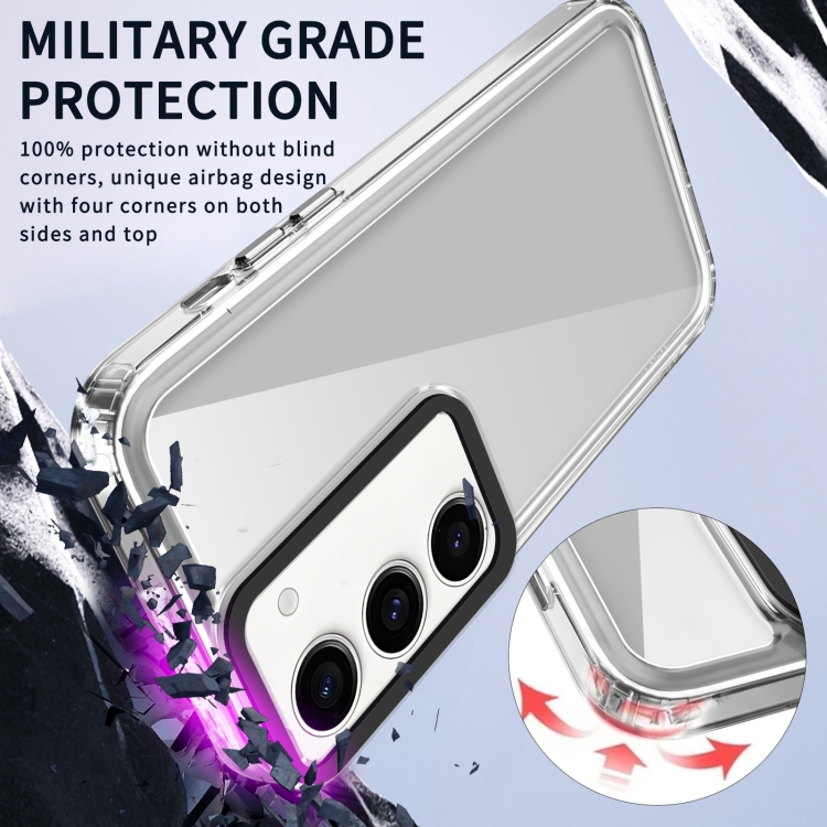 For Samsung Galaxy S23+ 5G Transparent Acrylic + TPU Shockproof Phone Case(Transparent) For Samsung Galaxy S23+ 5G Transparent Acrylic + TPU Shockproof Phone Case(Transparent)