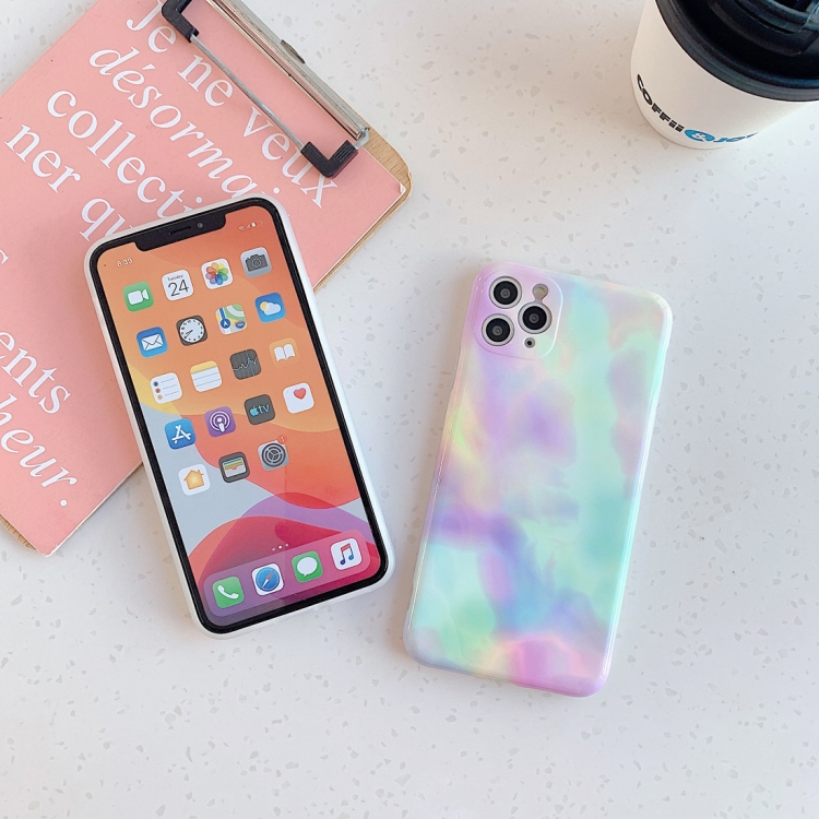 For iPhone 11 Pro Max Colorful Gradient Marble Pattern Shockproof TPU Case(Colorful Stone) For iPhone 11 Pro Max Colorful Gradient Marble Pattern Shockproof TPU Case(Colorful Stone)