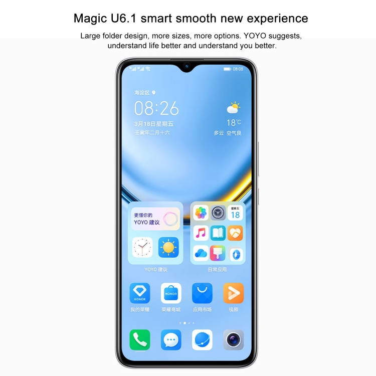 Honor Play 20a 6 Go 128 Go 6 517 pouces Magic UI 6.1 MediaTek Helio G85 Octa Core jusqu a 2 0 GHz reseau 4G ne prend pas en charge Google Play Aurora Blue