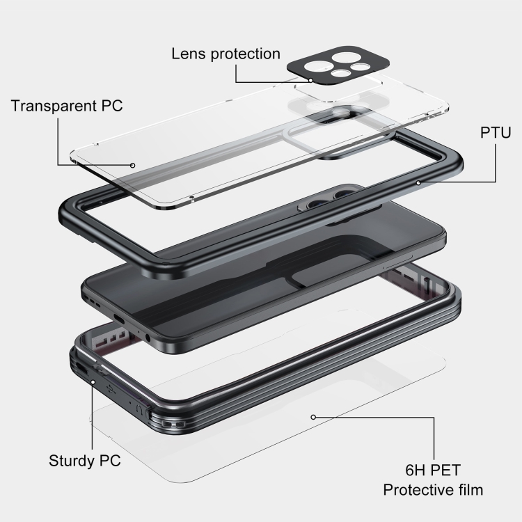 TJS for Motorola Moto G Stylus 5G 2023 Phone Case, with Tempered