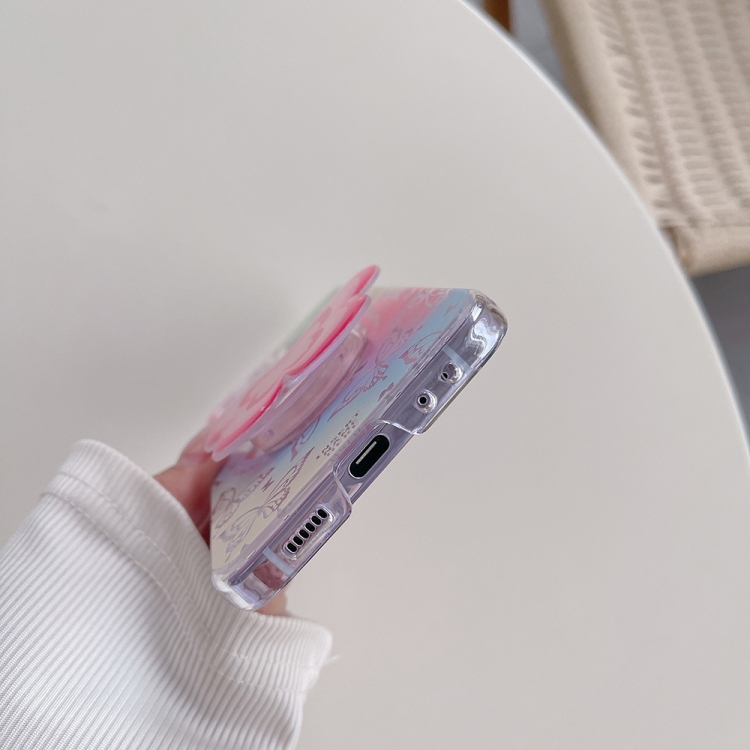 For Samsung Galaxy Z Flip6 5G Painted Pattern PC Transparent Folding Phone Case(Z112 Gradation Butterfly) For Samsung Galaxy Z Flip6 5G Painted Pattern PC Transparent Folding Phone Case(Z112 Gradation Butterfly)