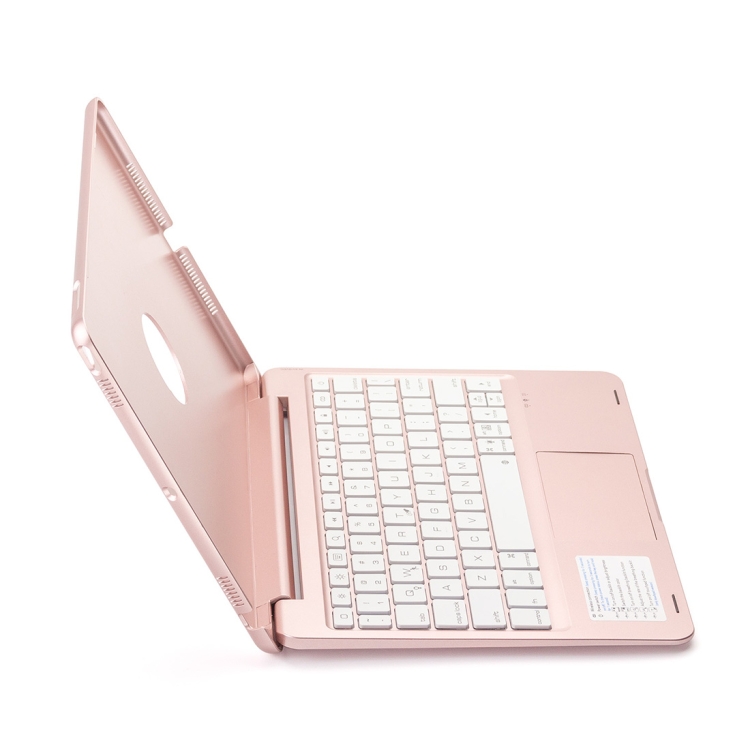 F8TS For iPad Air 2 & Air 1 / Pro 9.7 inch & 2017 iPad & 2018 iPad Colorful Backlit Bluetooth Keyboard Tablet Case with Touchpad(Rose Gold) F8TS For iPad Air 2 & Air 1 / Pro 9.7 inch & 2017 iPad & 2018 iPad Colorful Backlit Bluetooth Keyboard Tablet Case with Touchpad(Rose Gold)