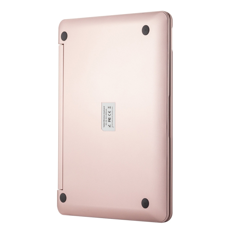 F8TS For iPad Air 2 & Air 1 / Pro 9.7 inch & 2017 iPad & 2018 iPad Colorful Backlit Bluetooth Keyboard Tablet Case with Touchpad(Rose Gold) F8TS For iPad Air 2 & Air 1 / Pro 9.7 inch & 2017 iPad & 2018 iPad Colorful Backlit Bluetooth Keyboard Tablet Case with Touchpad(Rose Gold)