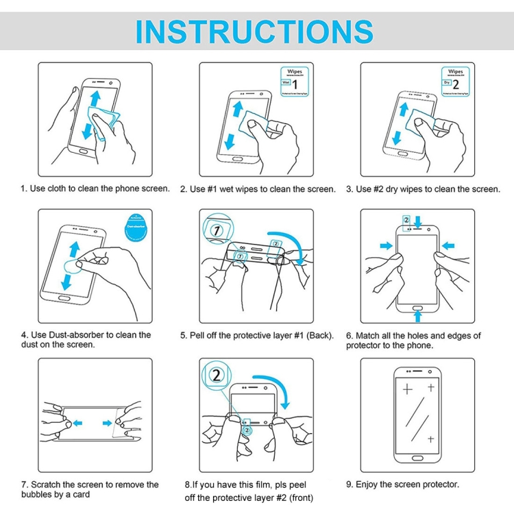 For Ulefone Tab A11 25pcs 9H 0.3mm Explosion-proof Tempered Glass Film