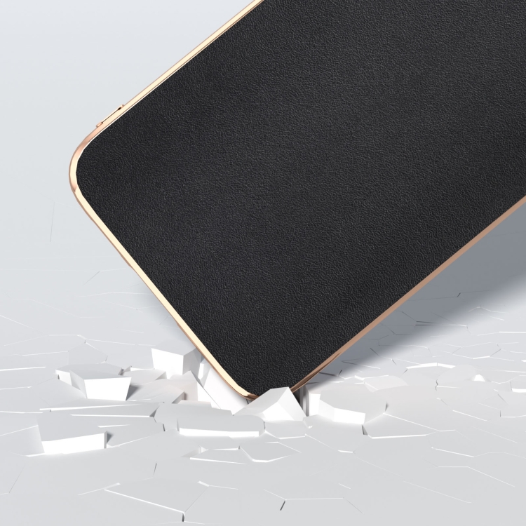 For Samsung Galaxy S23 FE 5G Genuine Leather Xiaoya Series Nano Plating Phone Case(Black) For Samsung Galaxy S23 FE 5G Genuine Leather Xiaoya Series Nano Plating Phone Case(Black)