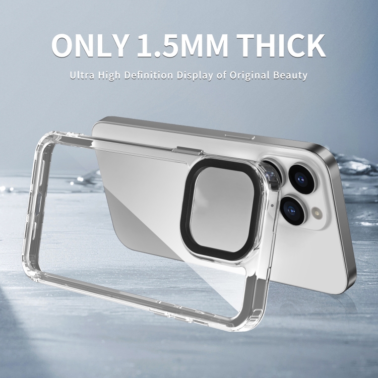 For iPhone 11 Pro Transparent Acrylic + TPU Shockproof Phone Case(Transparent Black) For iPhone 11 Pro Transparent Acrylic + TPU Shockproof Phone Case(Transparent Black)