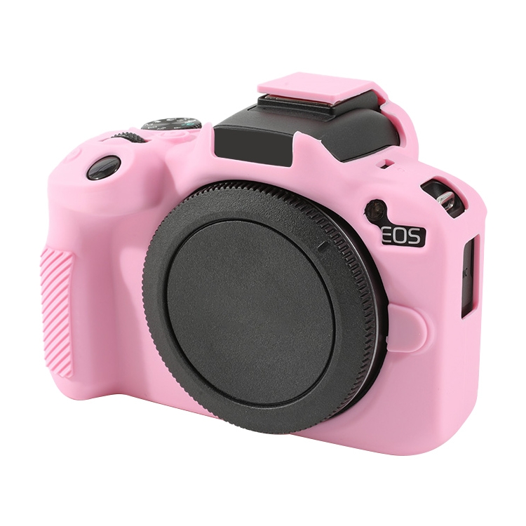 Per Canon EOS R50 Custodia protettiva morbida in silicone (rosa)