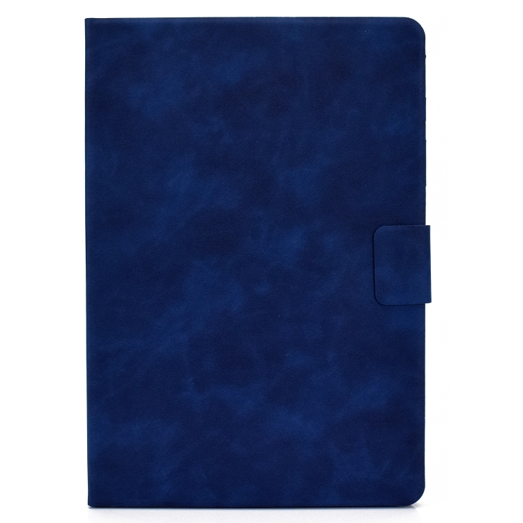 For iPad Air 2022 10.9 Cowhide Texture Leather Smart Tablet Case(Blue) For iPad Air 2022 10.9 Cowhide Texture Leather Smart Tablet Case(Blue)
