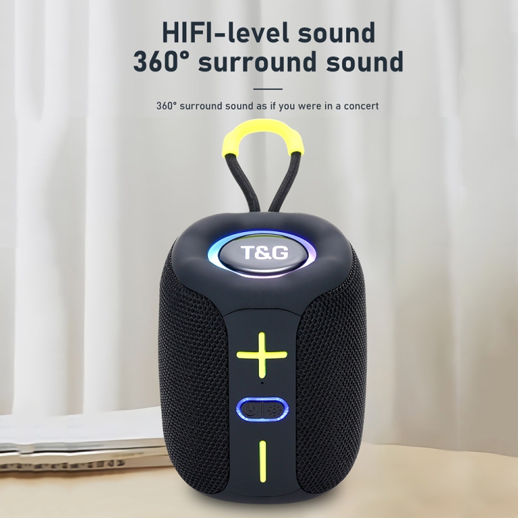 Achetez T&G TG655 Portable Bluetooth Enceinte LED LED Sans Fil
