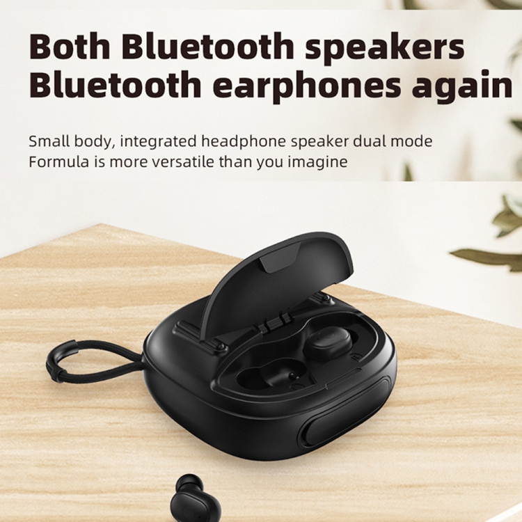 T&G TG-813 2 in 1 TWS Bluetooth Speaker Earphone with Charging Box(Grey) T&G TG-813 2 in 1 TWS Bluetooth Speaker Earphone with Charging Box(Grey)