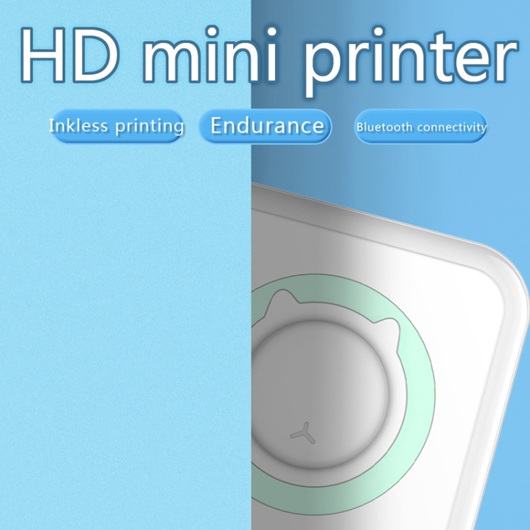 Mini impresora multifunción portátil C15 compatible con escaneo de texto OCR (rosa) - B1