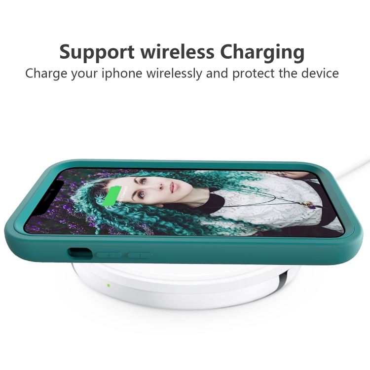 For iPhone 15 Wave Pattern 3 in 1 Silicone + PC Phone Case(Dark Sea Green) For iPhone 15 Wave Pattern 3 in 1 Silicone + PC Phone Case(Dark Sea Green)
