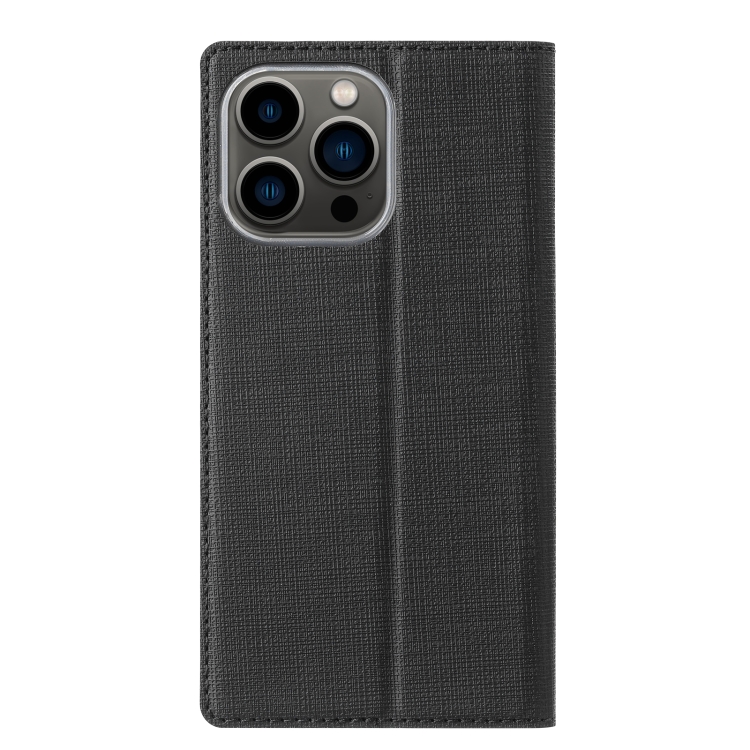 For iPhone 15 Pro Max ViLi DMX Series Shockproof TPU + PU Leather Magnetic Attraction Horizontal Flip Case(Black) - 2