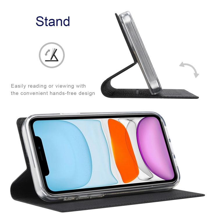For iPhone 15 Pro Max ViLi DMX Series Shockproof TPU + PU Leather Magnetic Attraction Horizontal Flip Case(Black) - 4