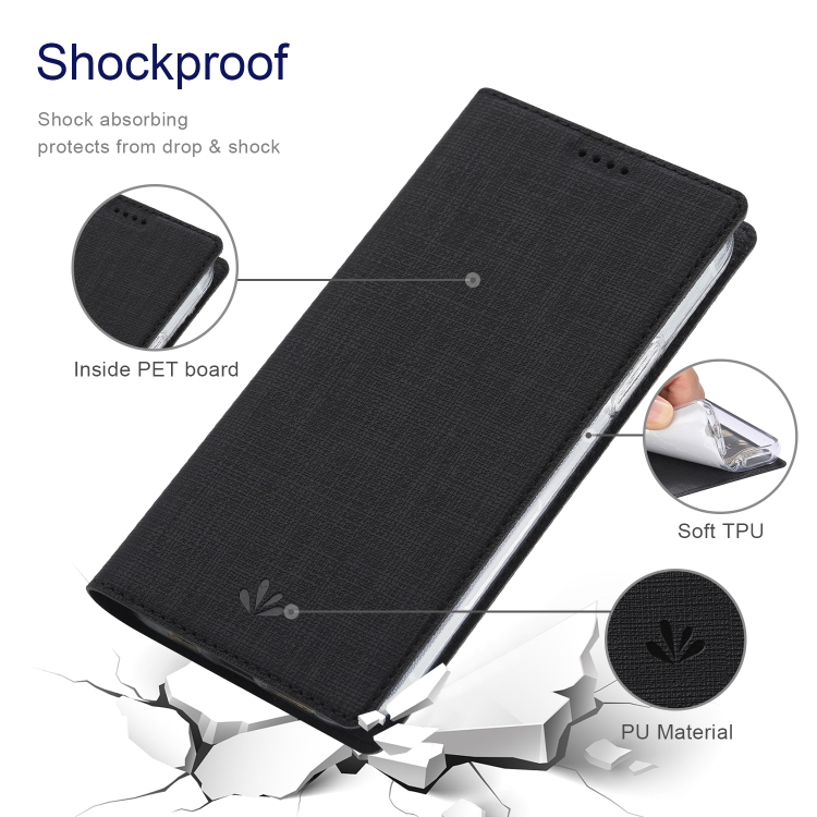 For iPhone 15 Pro Max ViLi DMX Series Shockproof TPU + PU Leather Magnetic Attraction Horizontal Flip Case(Black) - 5