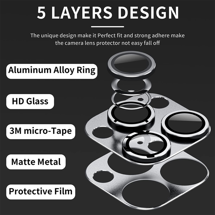 For iPhone 12 Pro ENKAY Hat-Prince Anti-reflection Camera Lens Aluminium Alloy Tempered Glass Film(Blue) For iPhone 12 Pro ENKAY Hat-Prince Anti-reflection Camera Lens Aluminium Alloy Tempered Glass Film(Blue)
