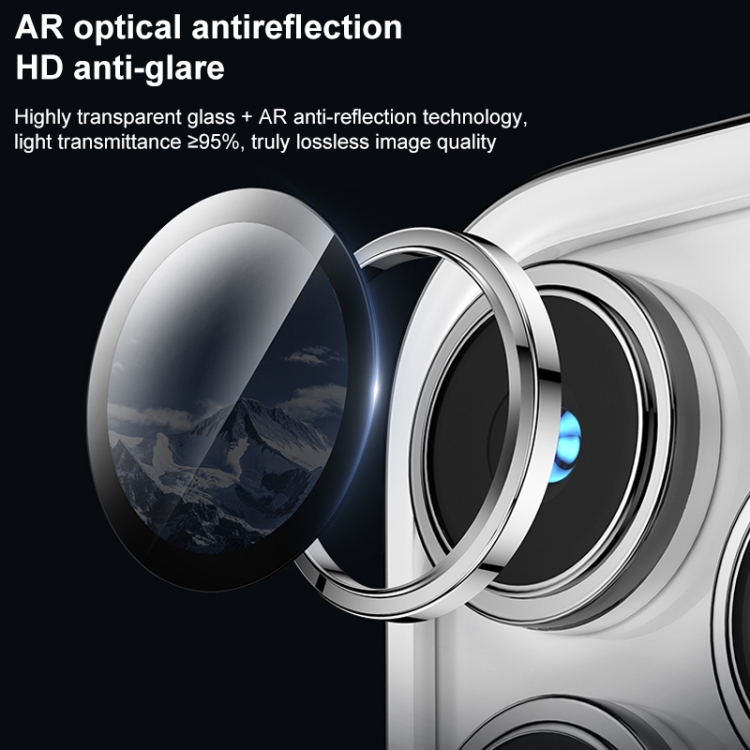 For iPhone 15 Pro / 15 Pro Max MOMAX Eagle Eye Independent Full Cover Phone Lens Glass Film(Black) For iPhone 15 Pro / 15 Pro Max MOMAX Eagle Eye Independent Full Cover Phone Lens Glass Film(Black)