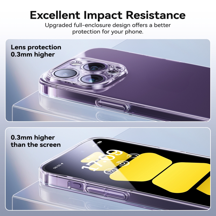 For iPhone 15 Plus Baseus Lucent Series Ultra-thin Phone case(Transparent) For iPhone 15 Plus Baseus Lucent Series Ultra-thin Phone case(Transparent)