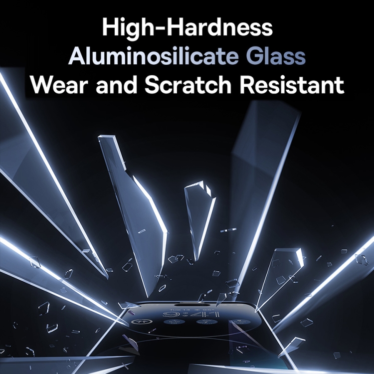 For iPhone 15 Plus Baseus Sapphire Series Dustproof Peep-proof Tempered Glass Film For iPhone 15 Plus Baseus Sapphire Series Dustproof Peep-proof Tempered Glass Film