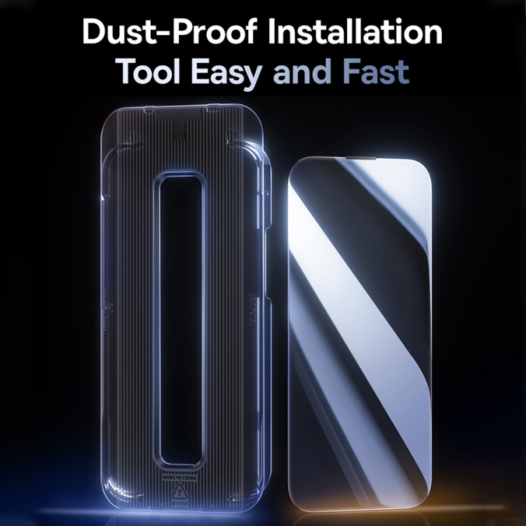 For iPhone 15 Plus Baseus Sapphire Series Dustproof Peep-proof Tempered Glass Film For iPhone 15 Plus Baseus Sapphire Series Dustproof Peep-proof Tempered Glass Film