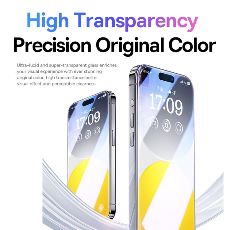 For iPhone 15 Plus Baseus Diamond Series Full-coverage HD Tempered Glass Film For iPhone 15 Plus Baseus Diamond Series Full-coverage HD Tempered Glass Film