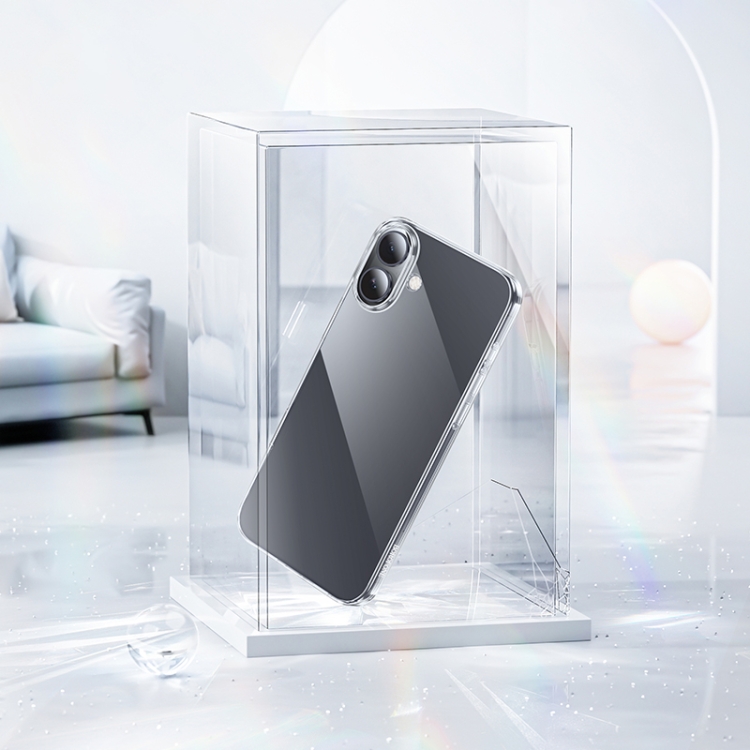 For iPhone 16 BOROFONE Ice Series TPU Phone Case(Transparent) For iPhone 16 BOROFONE Ice Series TPU Phone Case(Transparent)