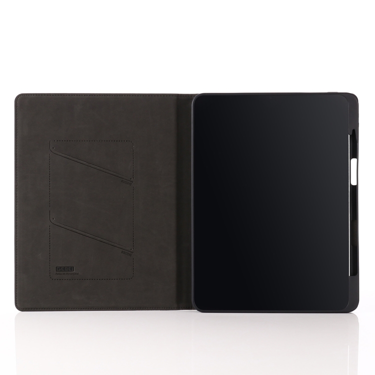 For iPad Pro 11 inch (2020) GEBEI PU+TPU Horizontal Flip Leather Tablet Case with Holder & Card Slots(Black) For iPad Pro 11 inch (2020) GEBEI PU+TPU Horizontal Flip Leather Tablet Case with Holder & Card Slots(Black)