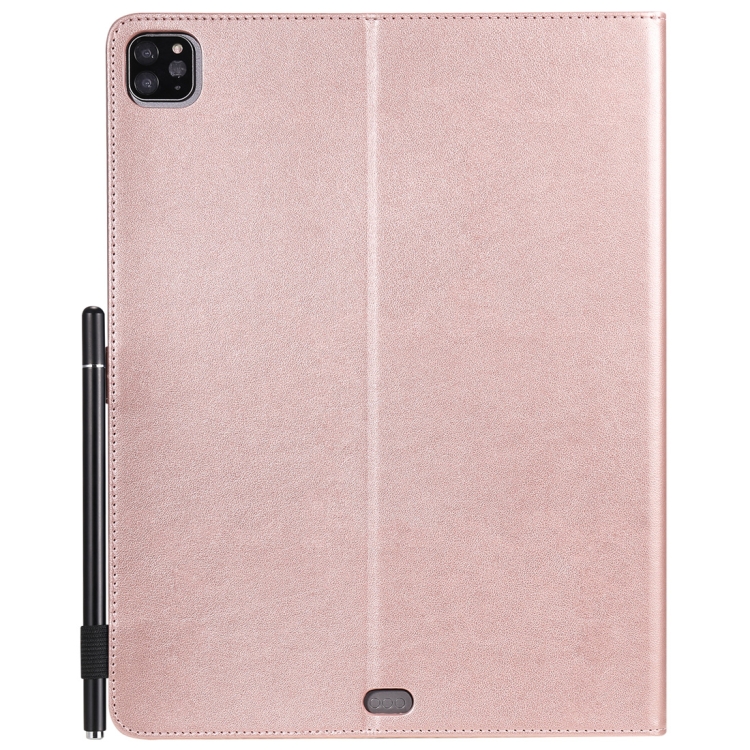 For iPad Pro 12.9 (2020) & (2018) Cat Bee Embossing Pattern Horizontal Flip Leather Tablet Case with Holder & Card Slots & Wallet & Pen Slot(Rose Gold) For iPad Pro 12.9 (2020) & (2018) Cat Bee Embossing Pattern Horizontal Flip Leather Tablet Case with Holder & Card Slots & Wallet & Pen Slot(Rose Gold)