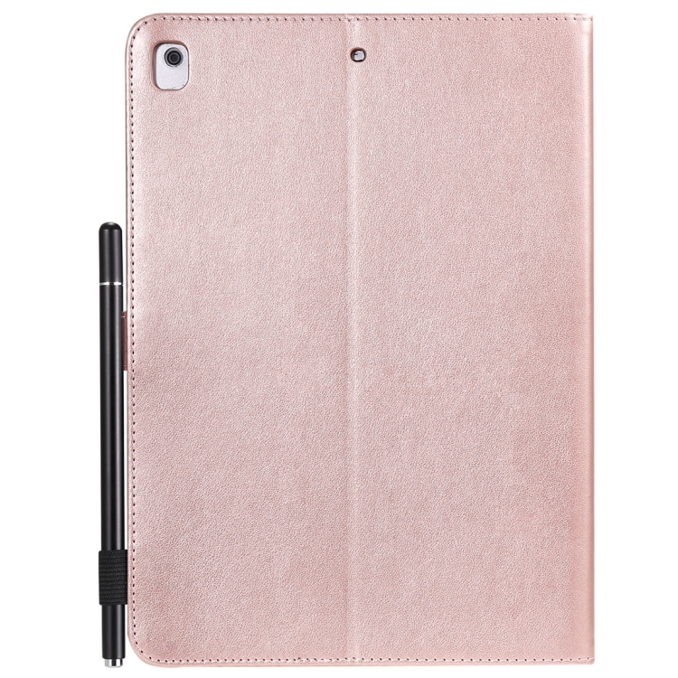 For iPad Air 2 / Air / 9.7 (2018) & (2017) Cat Bee Embossing Pattern Horizontal Flip Leather Case with Holder & Card Slots & Wallet & Pen Slot & Wake-up / Sleep Function(Rose Gold) For iPad Air 2 / Air / 9.7 (2018) & (2017) Cat Bee Embossing Pattern Horizontal Flip Leather Case with Holder & Card Slots & Wallet & Pen Slot & Wake-up / Sleep Function(Rose Gold)
