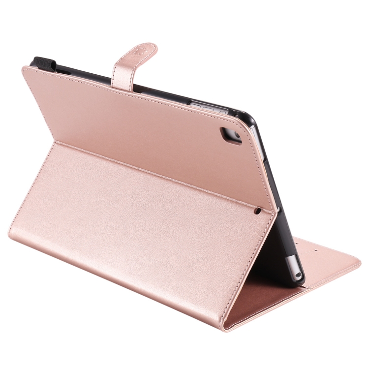 For iPad Air 2 / Air / 9.7 (2018) & (2017) Cat Bee Embossing Pattern Horizontal Flip Leather Case with Holder & Card Slots & Wallet & Pen Slot & Wake-up / Sleep Function(Rose Gold) For iPad Air 2 / Air / 9.7 (2018) & (2017) Cat Bee Embossing Pattern Horizontal Flip Leather Case with Holder & Card Slots & Wallet & Pen Slot & Wake-up / Sleep Function(Rose Gold)
