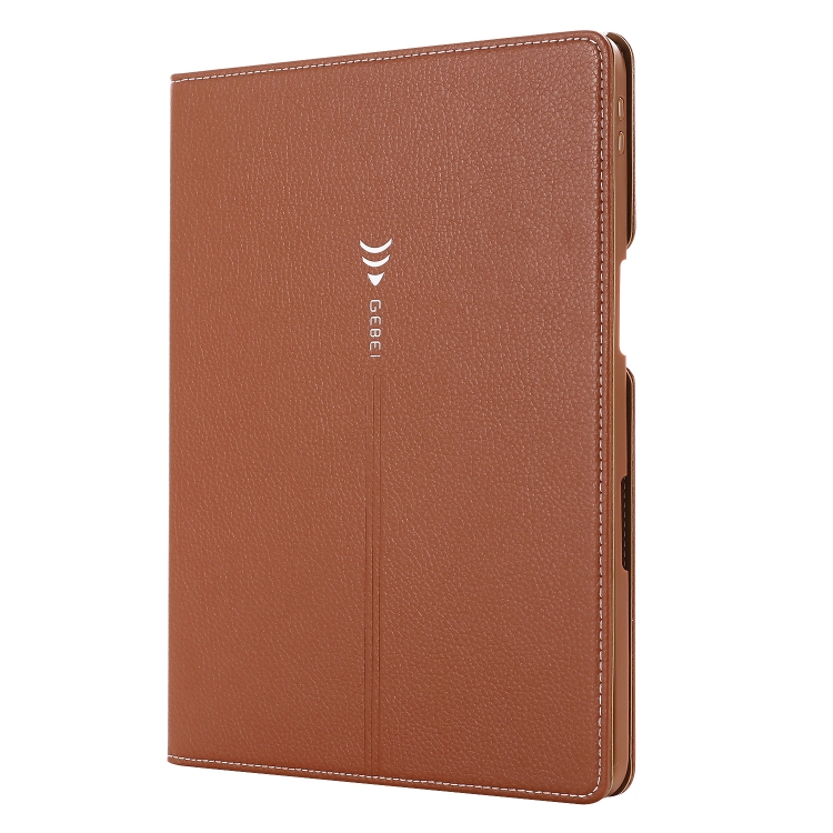 For iPad Pro 11 inch (2020) GEBEI PU+TPU Horizontal Flip Protective Tablet Case with Holder & Card Slots(Brown) For iPad Pro 11 inch (2020) GEBEI PU+TPU Horizontal Flip Protective Tablet Case with Holder & Card Slots(Brown)