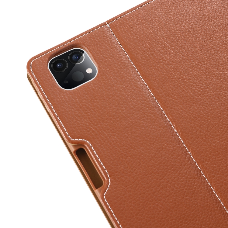 For iPad Pro 11 inch (2020) GEBEI PU+TPU Horizontal Flip Protective Tablet Case with Holder & Card Slots(Brown) For iPad Pro 11 inch (2020) GEBEI PU+TPU Horizontal Flip Protective Tablet Case with Holder & Card Slots(Brown)