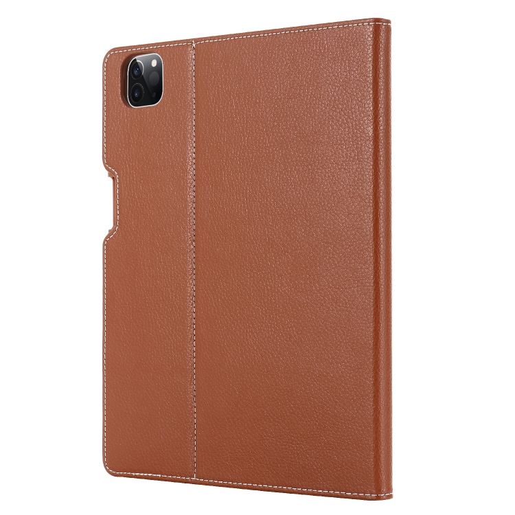 For iPad Pro 11 inch (2020) GEBEI PU+TPU Horizontal Flip Protective Tablet Case with Holder & Card Slots(Brown) For iPad Pro 11 inch (2020) GEBEI PU+TPU Horizontal Flip Protective Tablet Case with Holder & Card Slots(Brown)