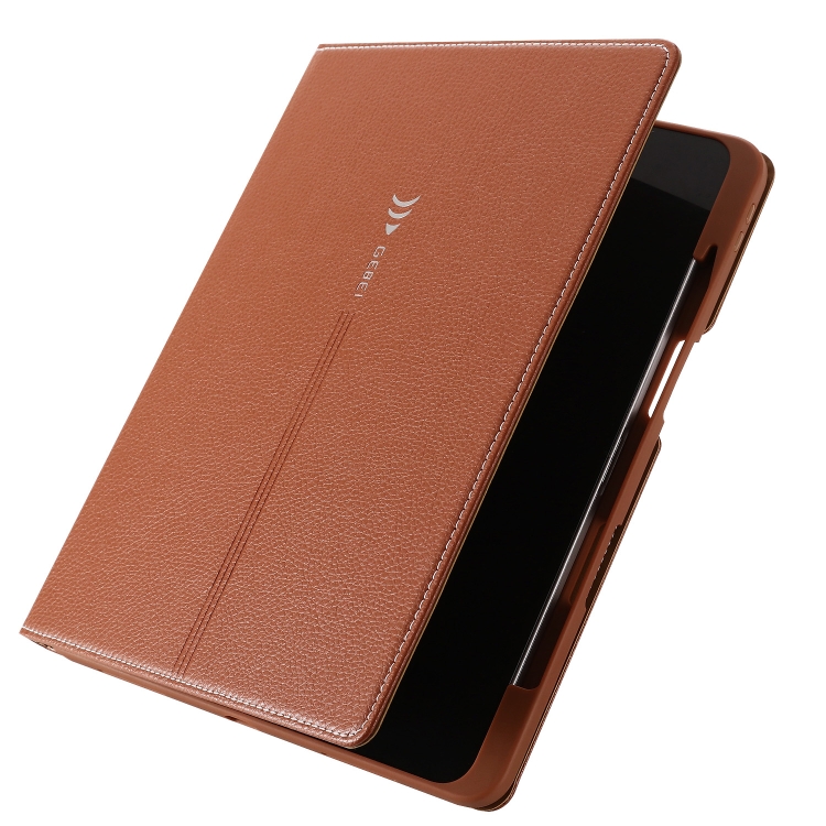 For iPad Pro 11 inch (2020) GEBEI PU+TPU Horizontal Flip Protective Tablet Case with Holder & Card Slots(Brown) For iPad Pro 11 inch (2020) GEBEI PU+TPU Horizontal Flip Protective Tablet Case with Holder & Card Slots(Brown)