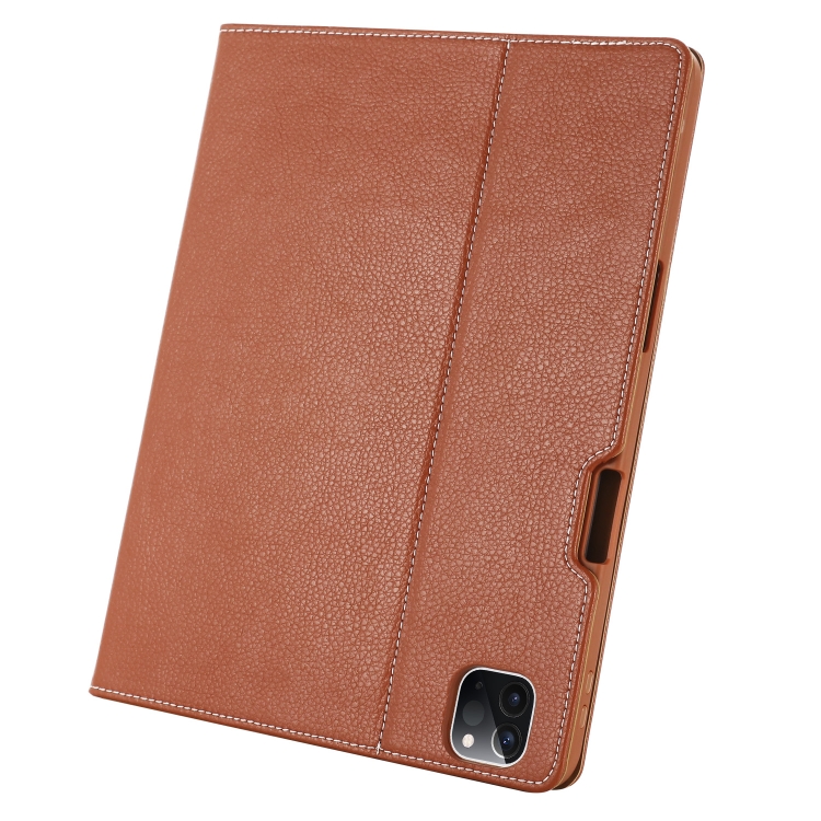 For iPad Pro 11 inch (2020) GEBEI PU+TPU Horizontal Flip Protective Tablet Case with Holder & Card Slots(Brown) For iPad Pro 11 inch (2020) GEBEI PU+TPU Horizontal Flip Protective Tablet Case with Holder & Card Slots(Brown)