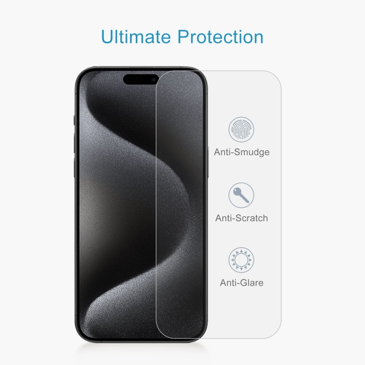 For iPhone 15 Plus / 15 Pro Max 0.26mm 9H 2.5D Tempered Glass Film For iPhone 15 Plus / 15 Pro Max 0.26mm 9H 2.5D Tempered Glass Film