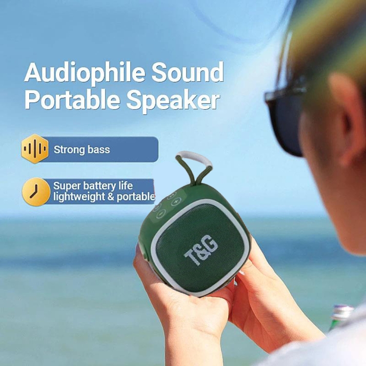 T&G TG659 Outdoor Portable TWS Mini Bluetooth Speaker(Black) T&G TG659 Outdoor Portable TWS Mini Bluetooth Speaker(Black)