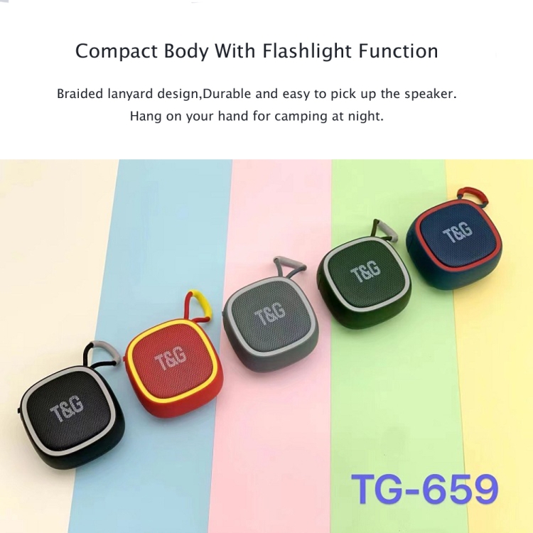T&G TG659 Outdoor Portable TWS Mini Bluetooth Speaker(Black) T&G TG659 Outdoor Portable TWS Mini Bluetooth Speaker(Black)