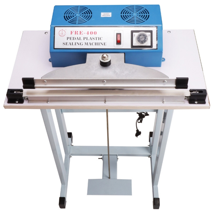 Machine à sceller à pédale Machine de découpe de film thermorétractable  Scelleuse de sac en plastique, prise UE, spécification: Modèle 600