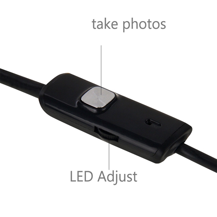 AN97 Wasserdichte Mikro-USB-Endoskop-Hartrohr-Inspektionskamera für Teile  von Android-Handys mit OTG-Funktion, mit 6 LEDs, Objektivdurchmesser: 8 mm ( Länge: 5 m)