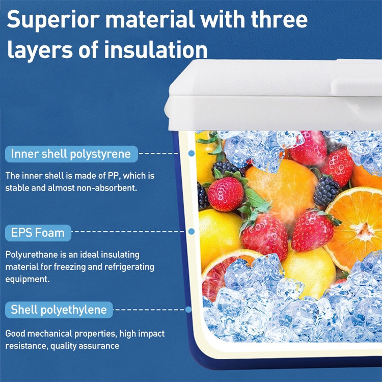 Portable Car Outdoor Ice Bucket Cooler mini Refrigerator 26L